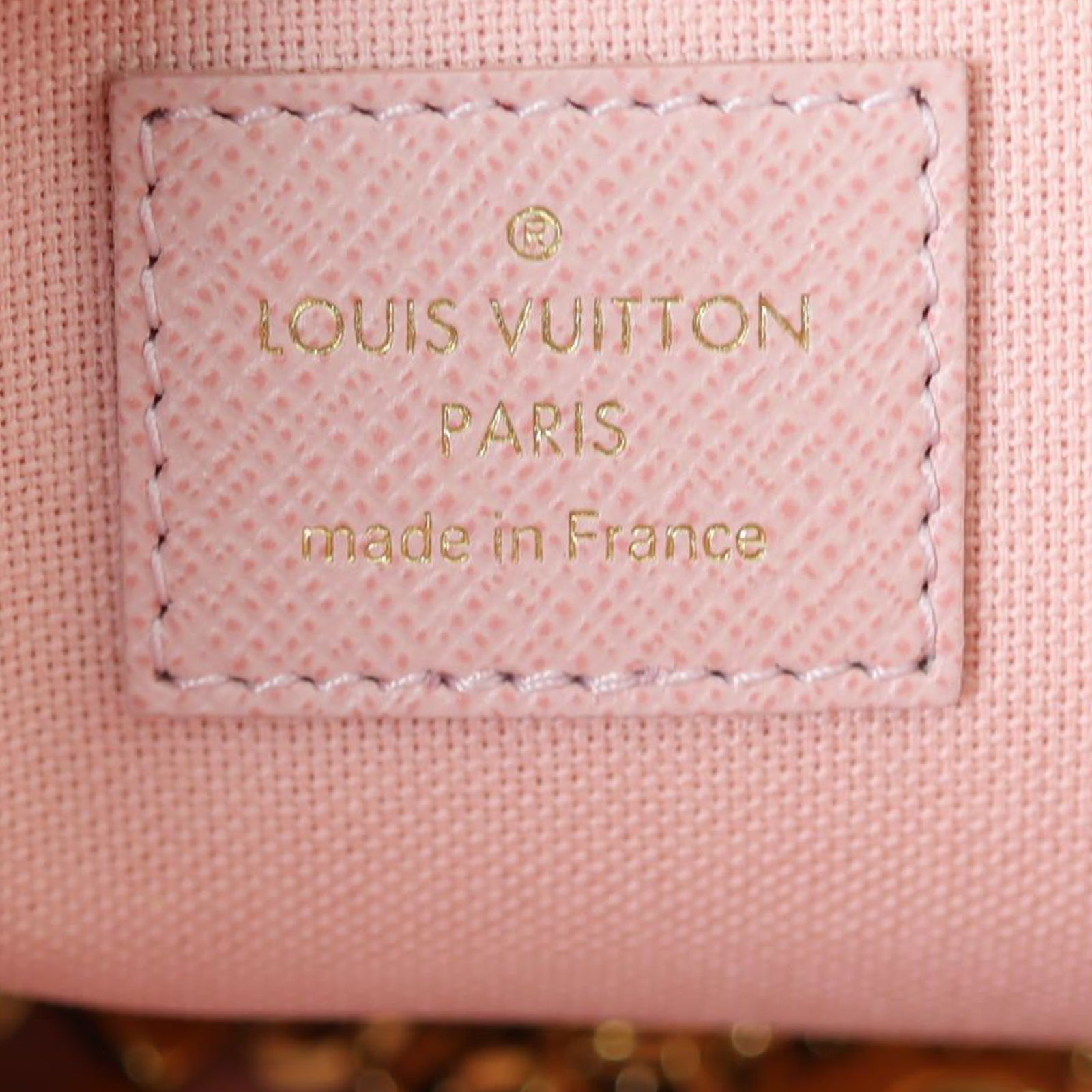 Louis Vuitton Pochette Felicie Damier Azur Stamp