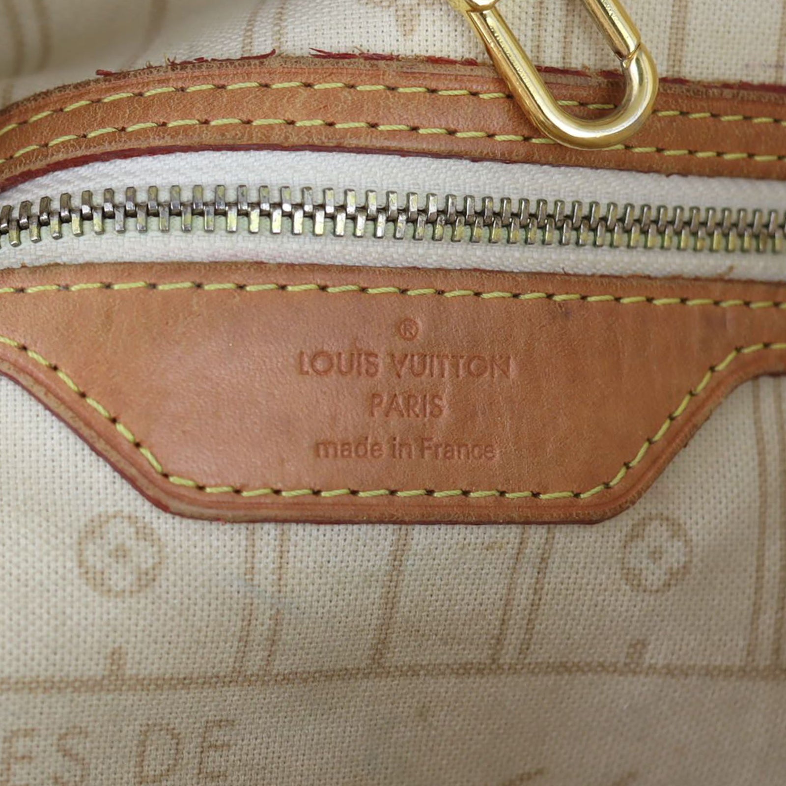 Louis Vuitton Neverfull MM Damier Azur Stamp