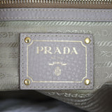 Prada Vitello Daino Front Zip Hobo Stamp