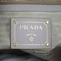 Prada Vitello Daino Front Zip Hobo Stamp