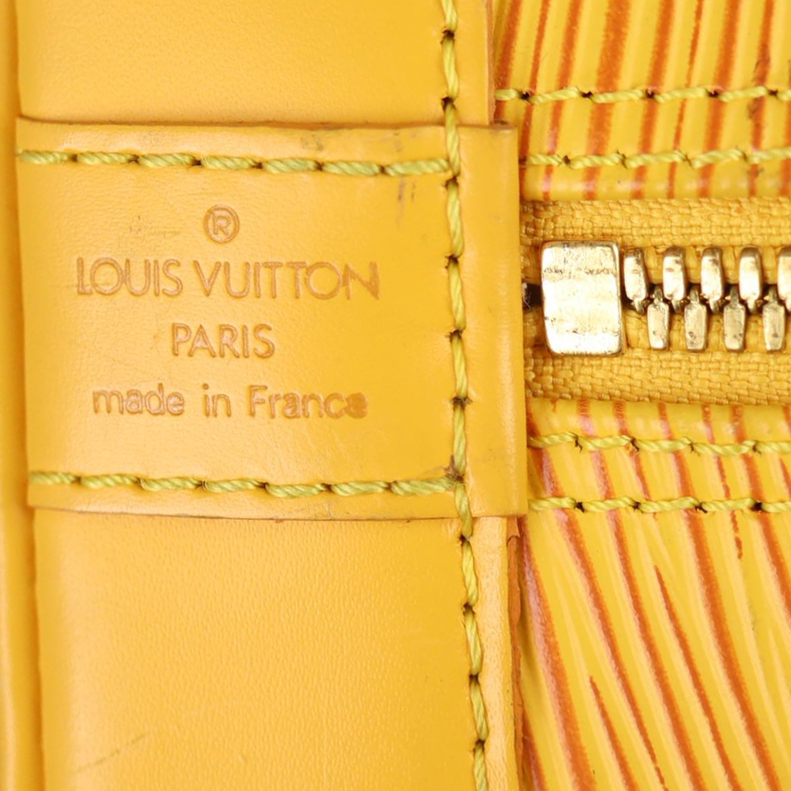 Louis Vuitton Alma PM Epi Stamp