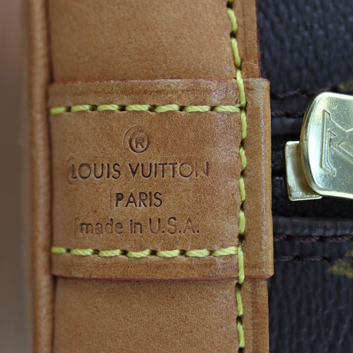 Louis Vuitton Alma PM Monogram Stamp
