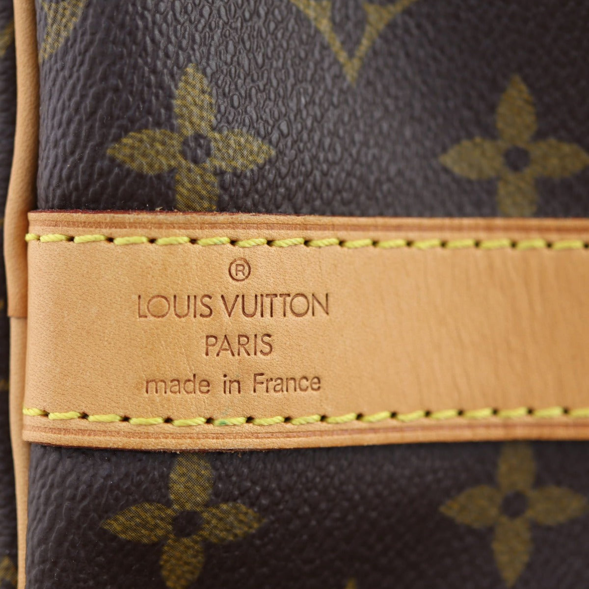 Louis Vuitton Keepall 55 Bandouliere Monogram Stamp
