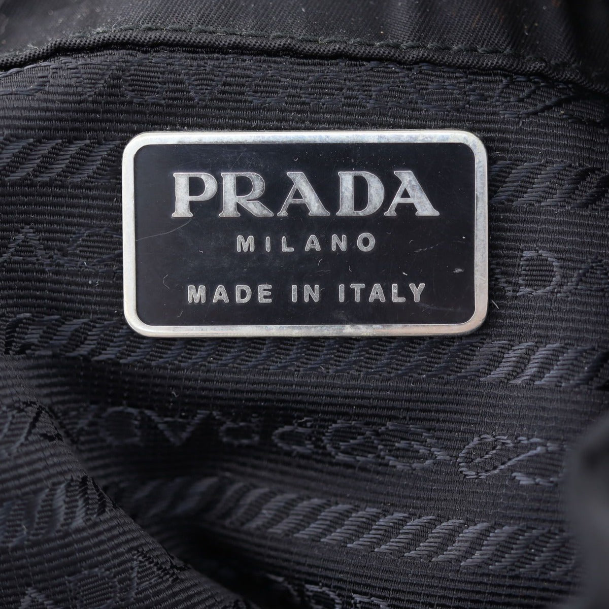 Prada Nylon Backpack Stamp
