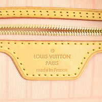 Louis Vuitton Neverfull MM Damier Azur with Pochette Stamp