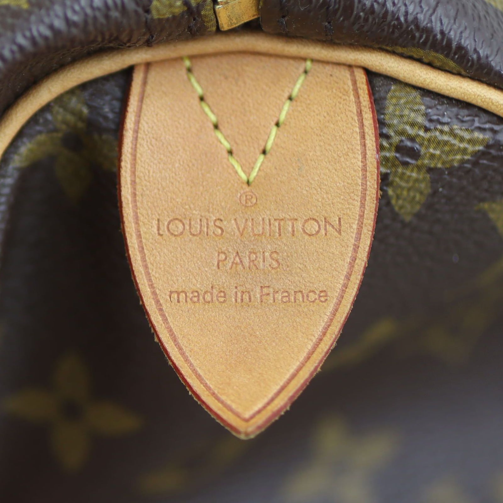 Louis Vuitton Speedy 30 Monogram Stamp