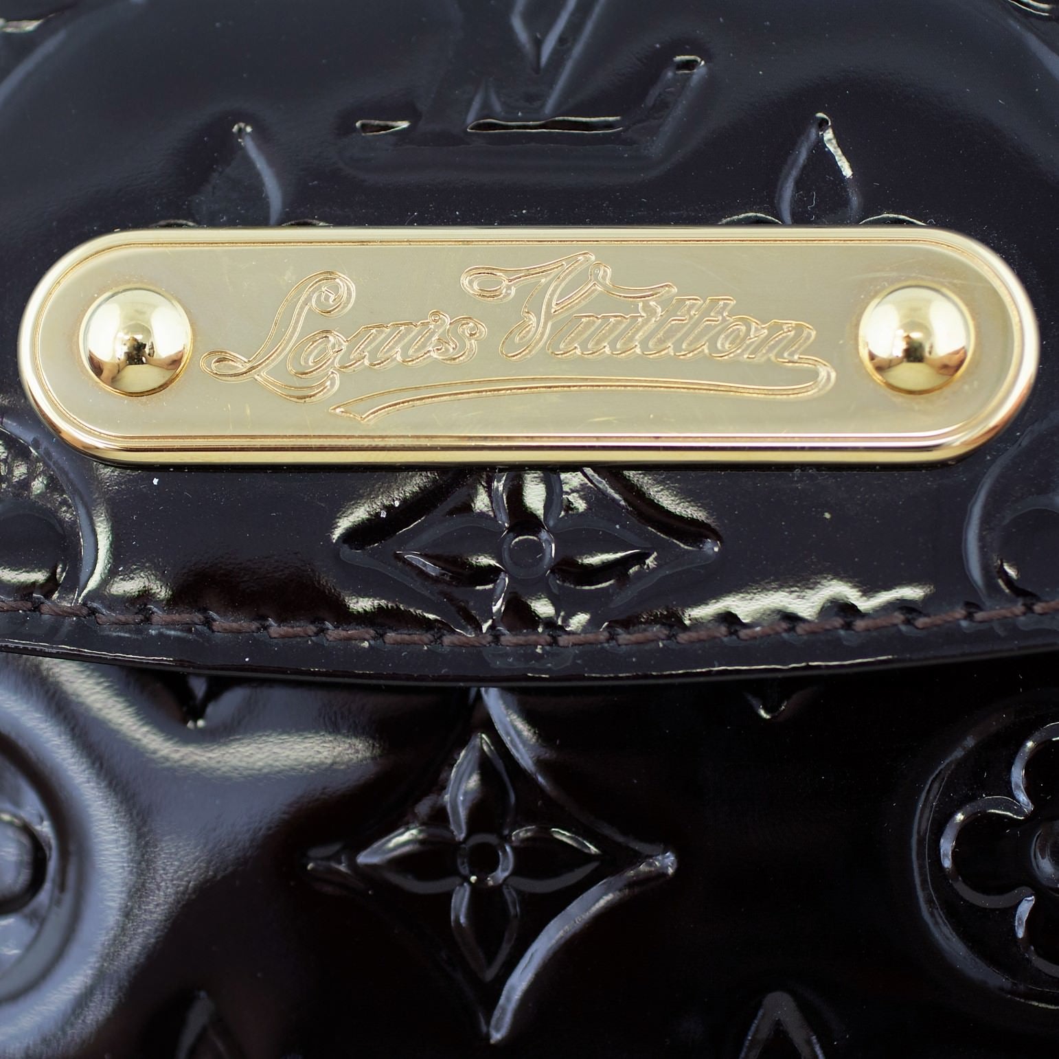 Louis Vuitton Sunset Boulevard Monogram Vernis Logo