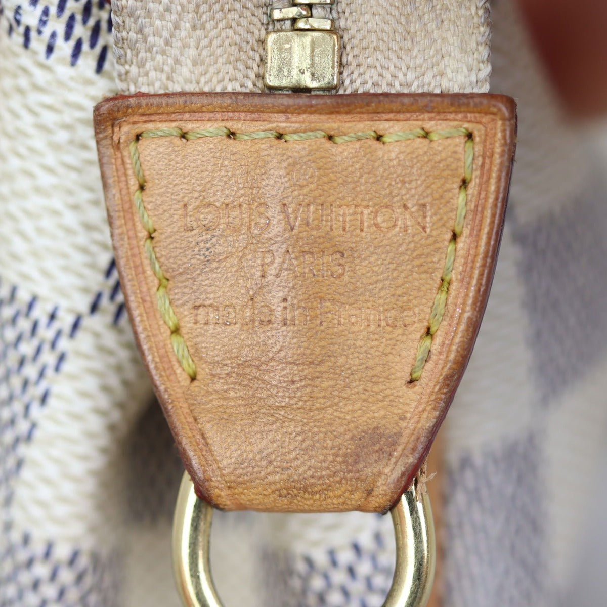 Louis Vuitton Eva Pochette Damier Azur Stamp
