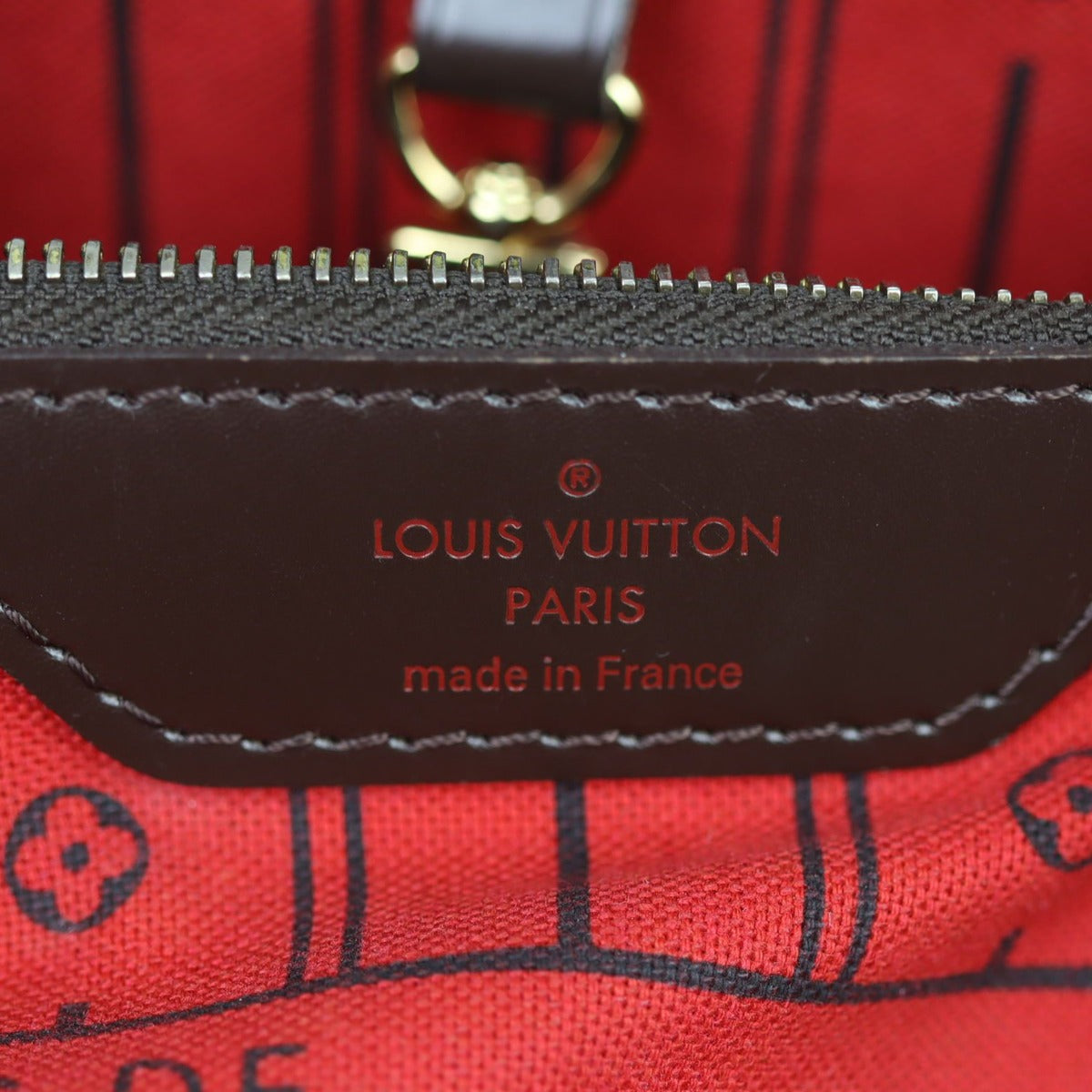 Louis Vuitton Neverfull MM Damier Ebene Stamp
