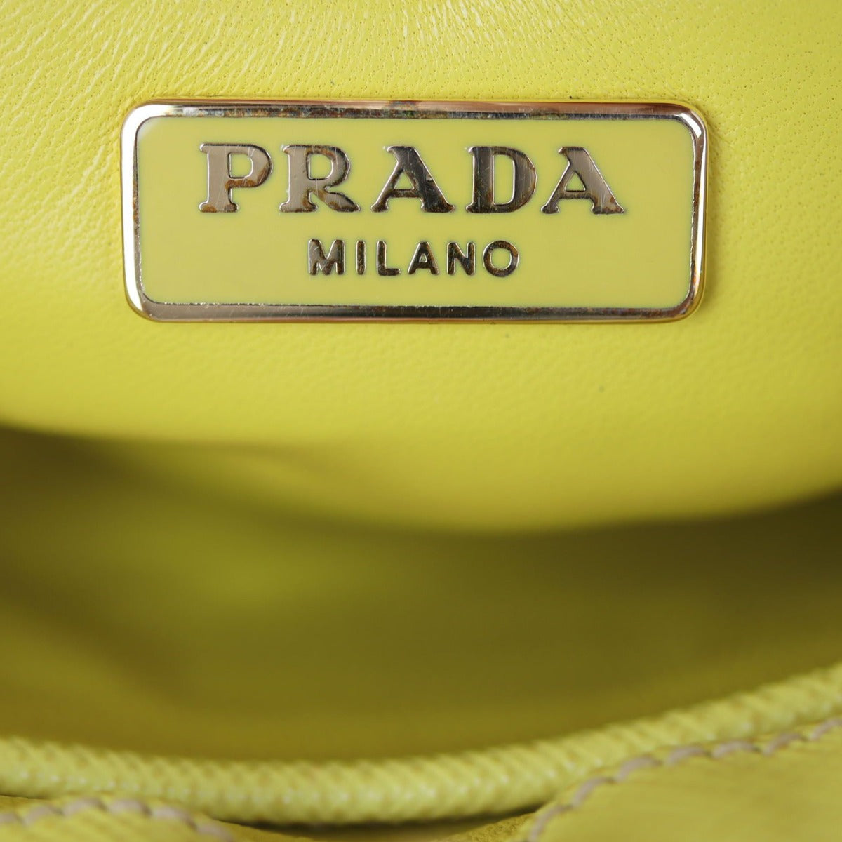 Prada Saffiano Lux Sound Crossbody Bag Stamp
