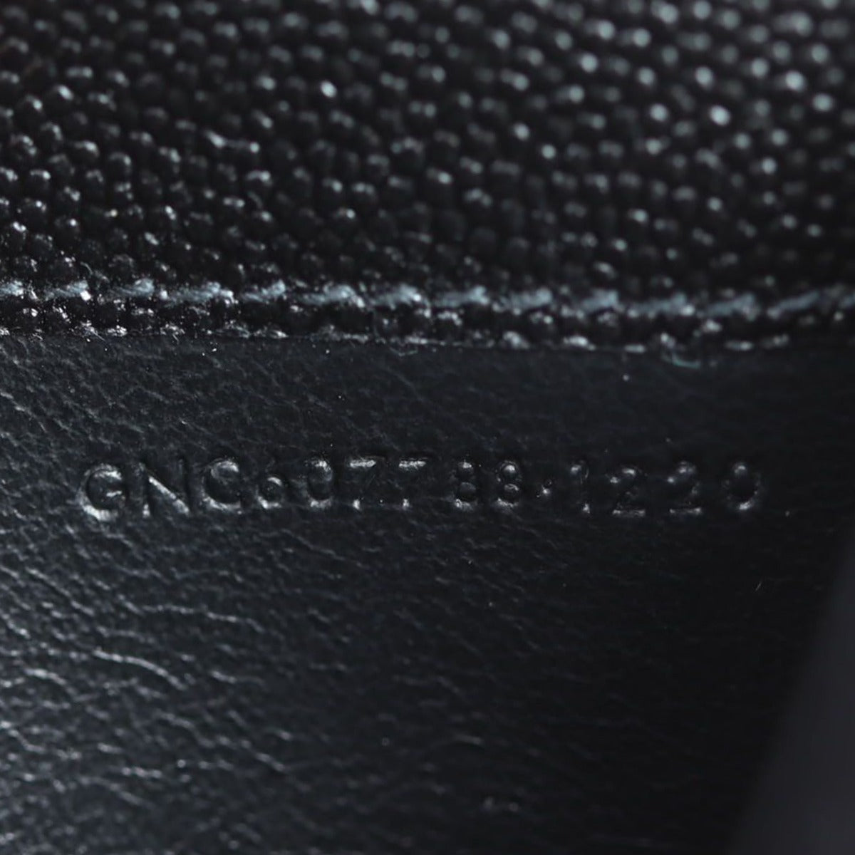 Saint Laurent Uptown Chain Wallet Date code
