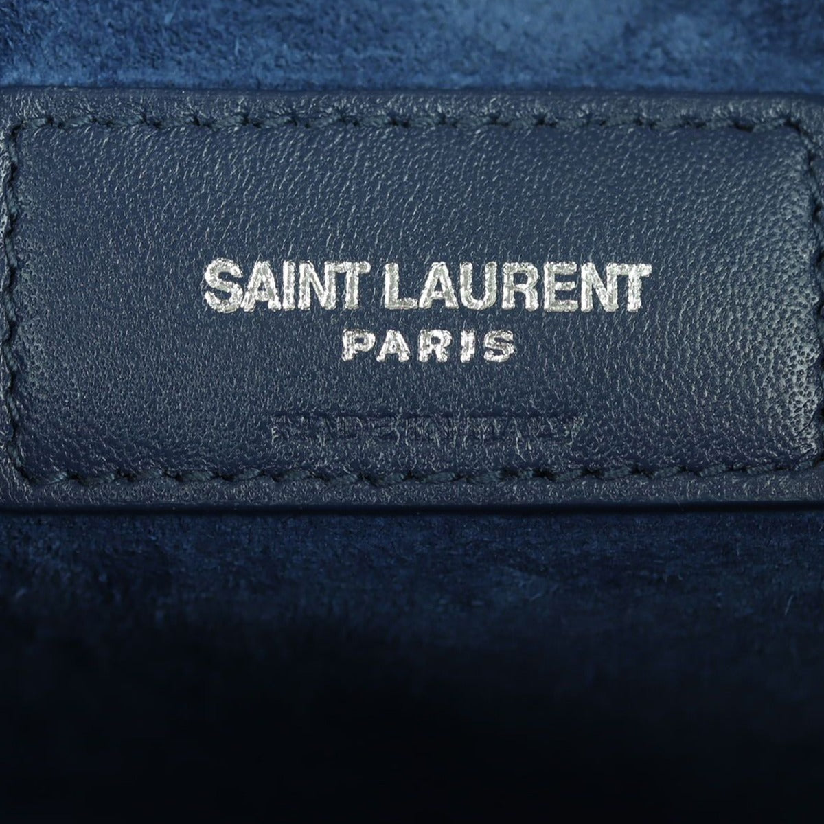 Saint Laurent Sunset Medium Croc-Embossed Stamp
