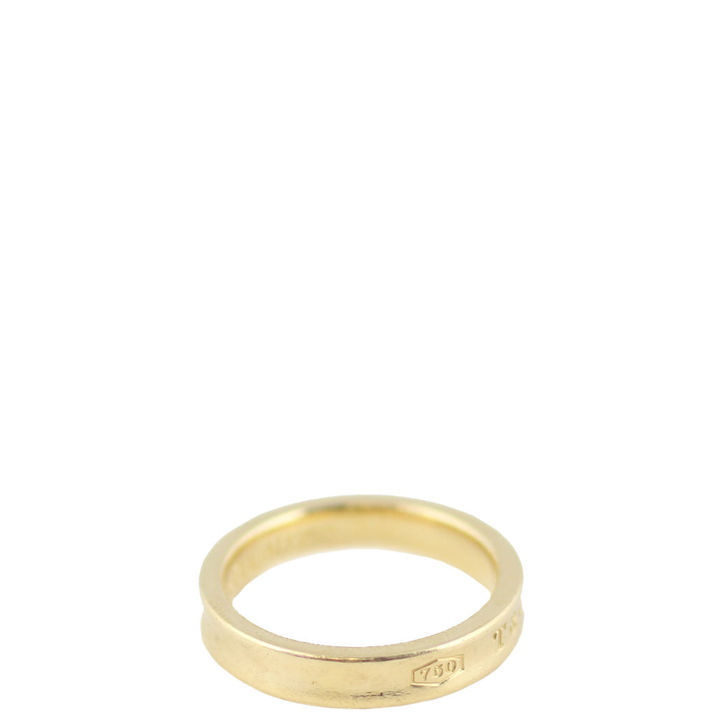 Tiffany & Co. Tiffany 1837 Narrow Ring 18k Gold Left