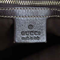 Gucci Leather Britt Medium Tote