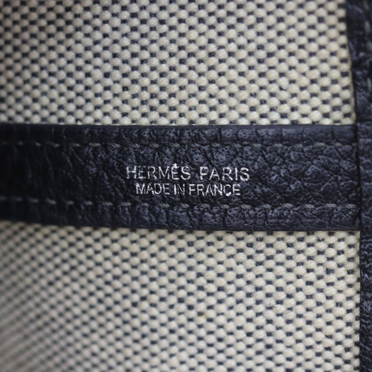 Hermes Garden Party PM Toile Military Stamp
