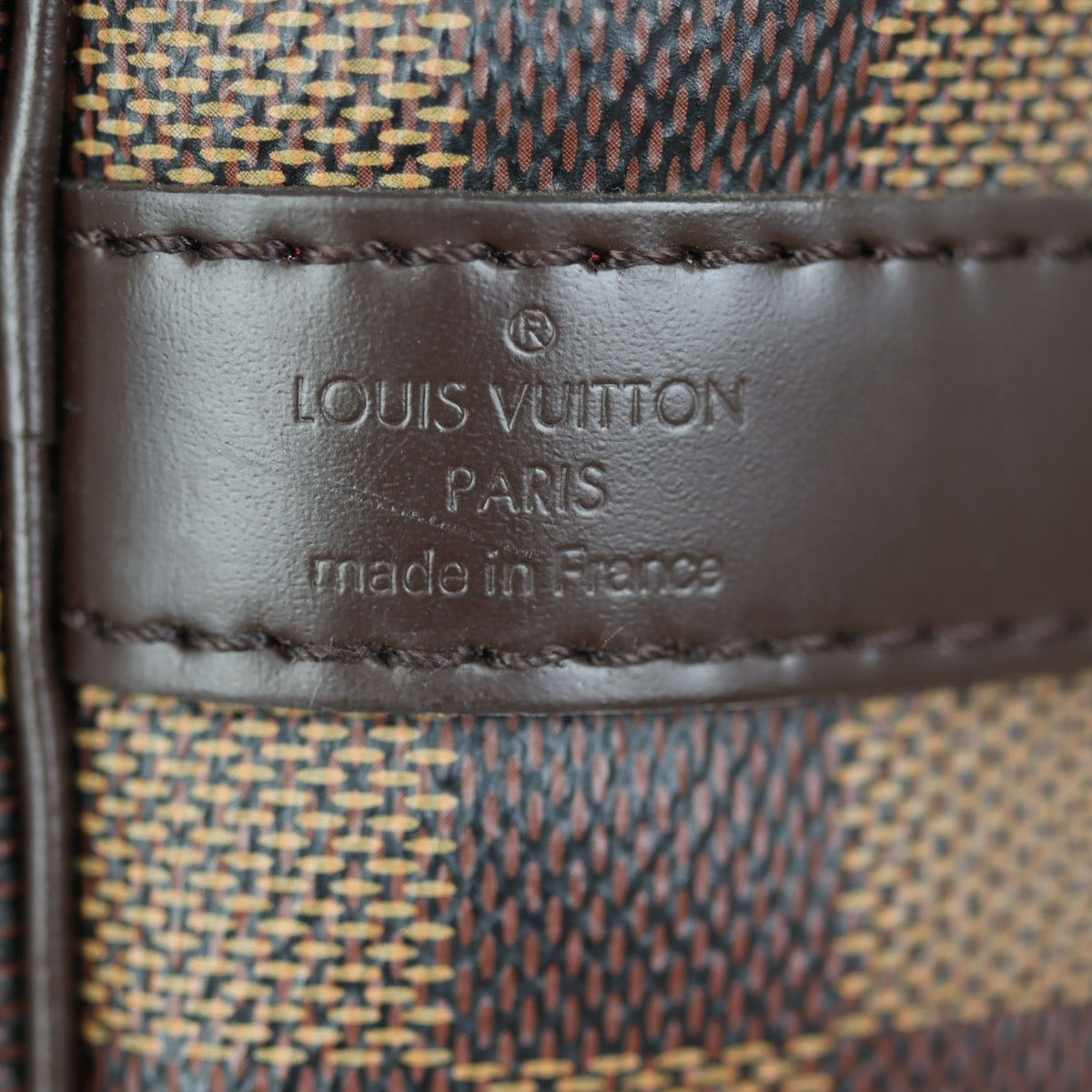 Louis Vuitton Speedy 30 Bandouliere Damier Ebene Stamp
