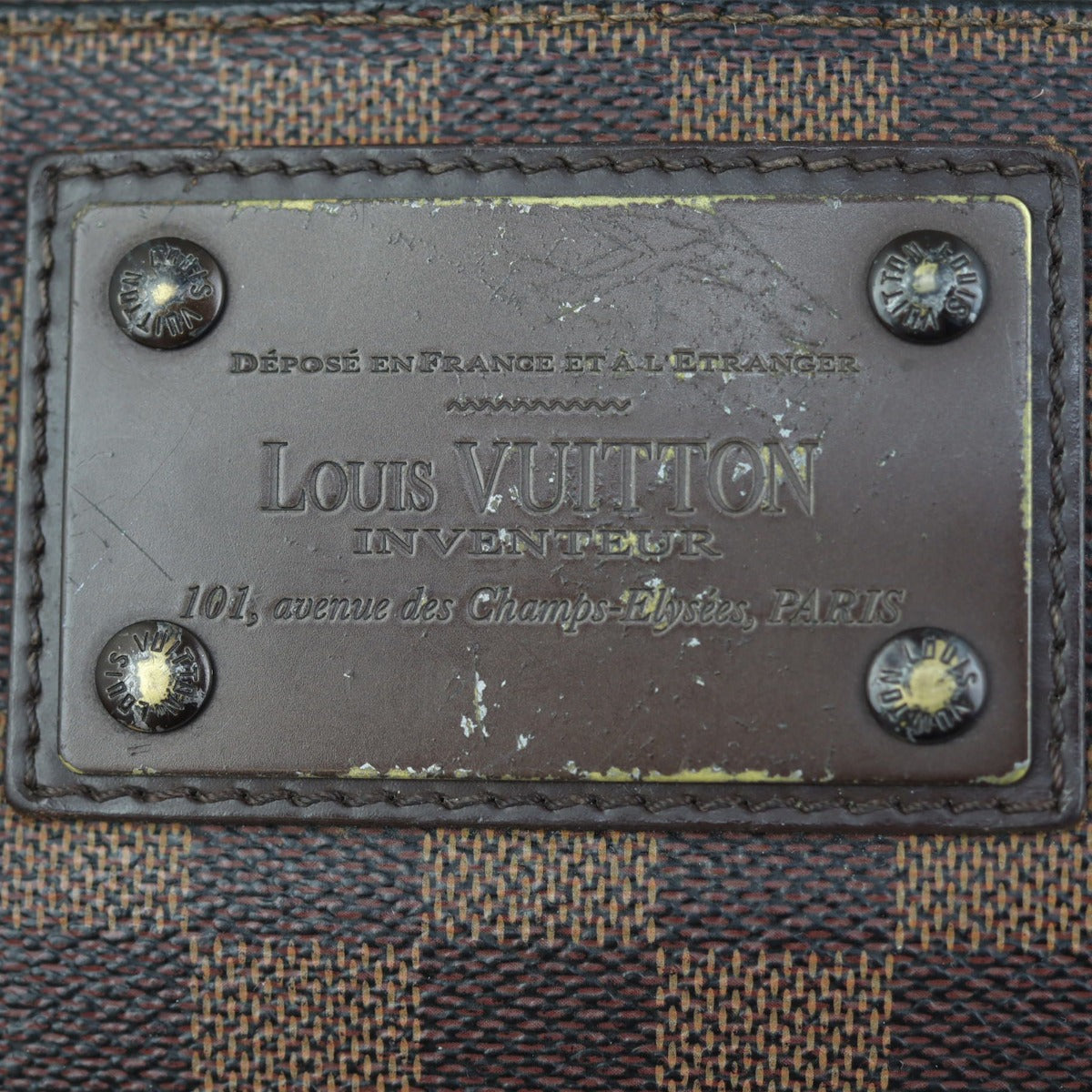 Louis Vuitton Brooklyn Waist Bag Damier Ebene Stamp
