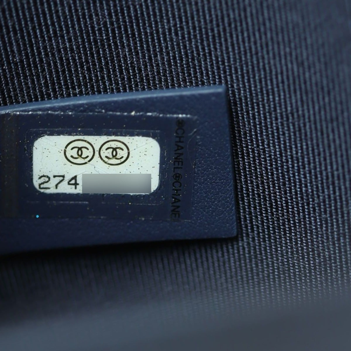 Chanel North South Boy Bag Date code
