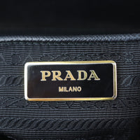 Prada Saffiano Lux Galleria Double Zip Tote Medium Stamp

