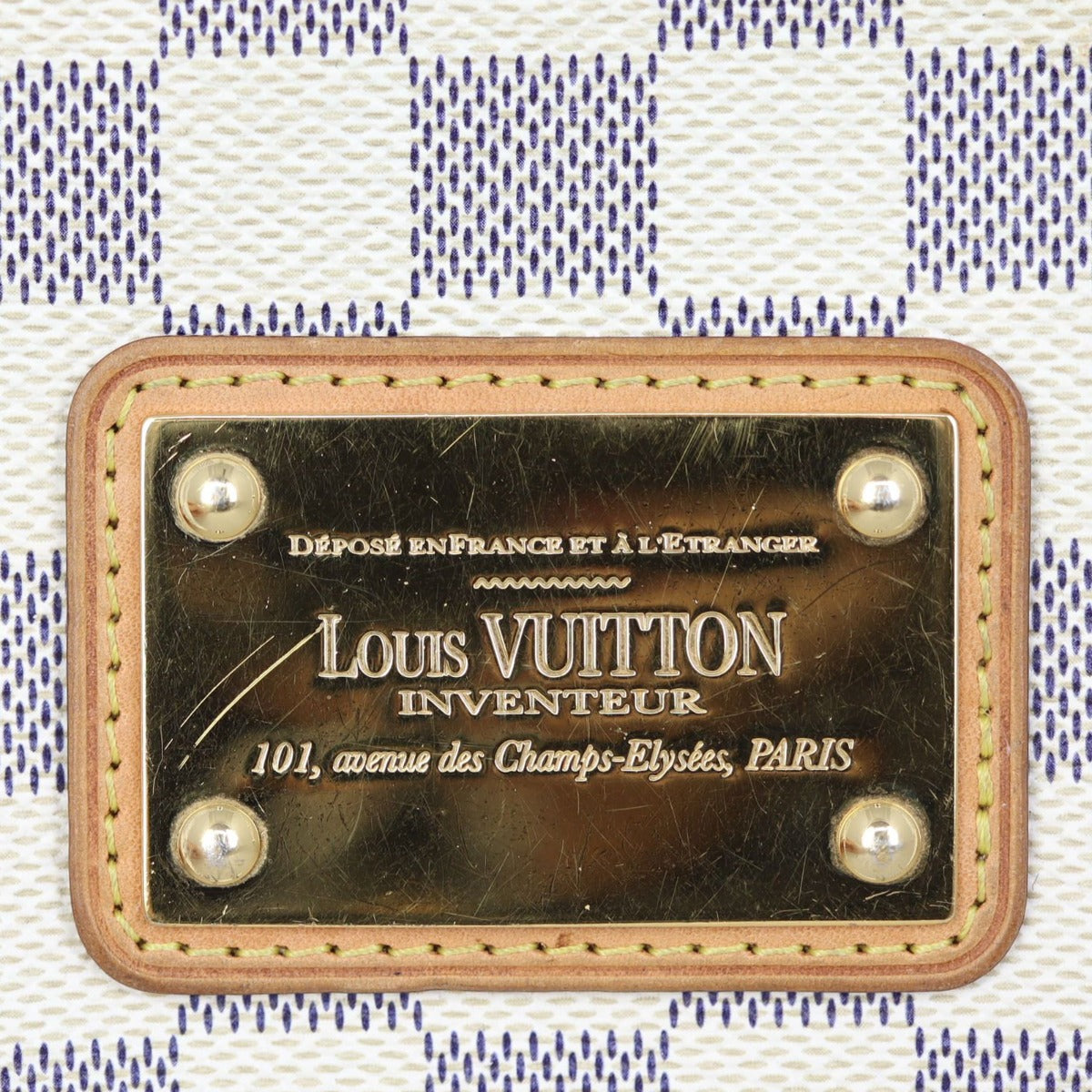 Louis Vuitton Eva Pochette Damier Azur Hardware
