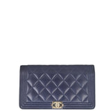 Chanel Boy Long Flap Wallet Front