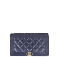 Chanel Boy Long Flap Wallet Front