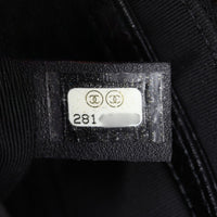 Chanel Gabrielle Hobo Logo Handle Croc Embossed Small