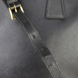 Prada Saffiano Lux Galleria Double Zip Tote Medium Back Wear