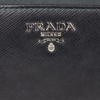 Prada Saffiano Zip Around Wallet Hardware
