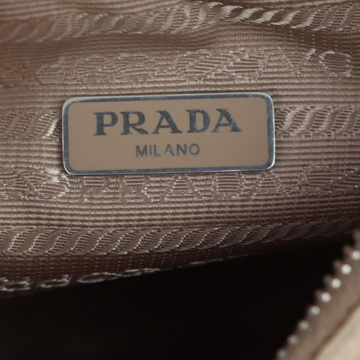 Prada Re-Edition 2005 Tessuto Shoulder Bag Stamp
