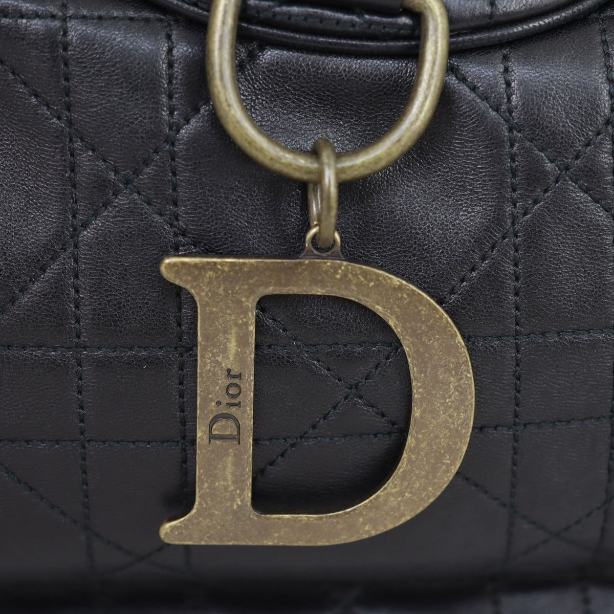 Dior Cannage Drawstring Flap Bag Hardware
