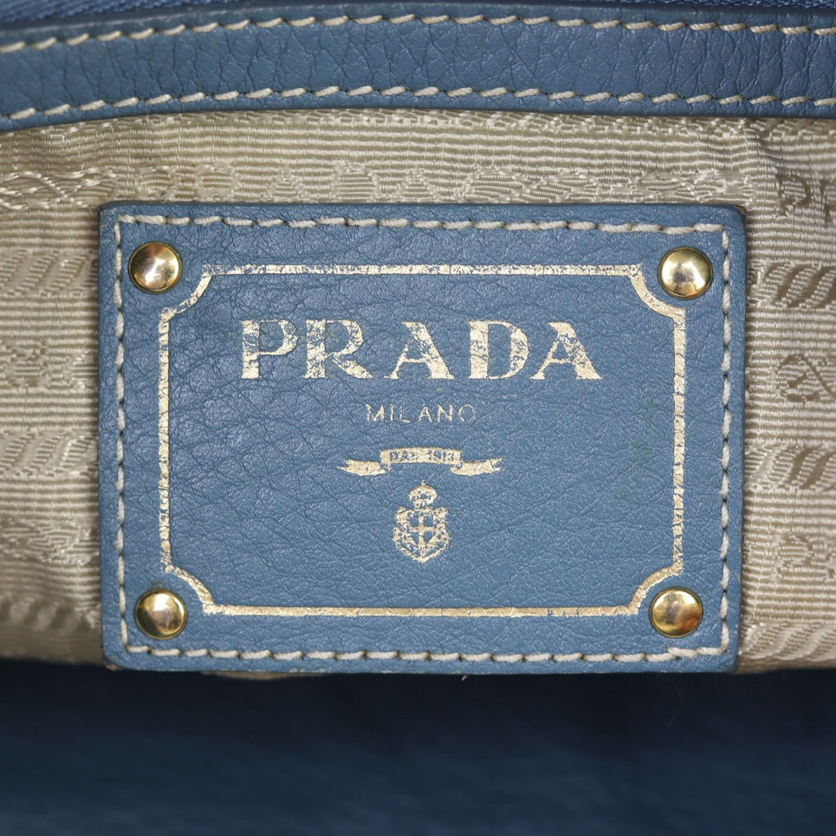 Prada Vitello Daino Hobo Stamp
