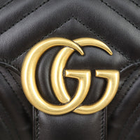 Gucci GG Marmont Matelasse Small Shoulder Bag Hardware
