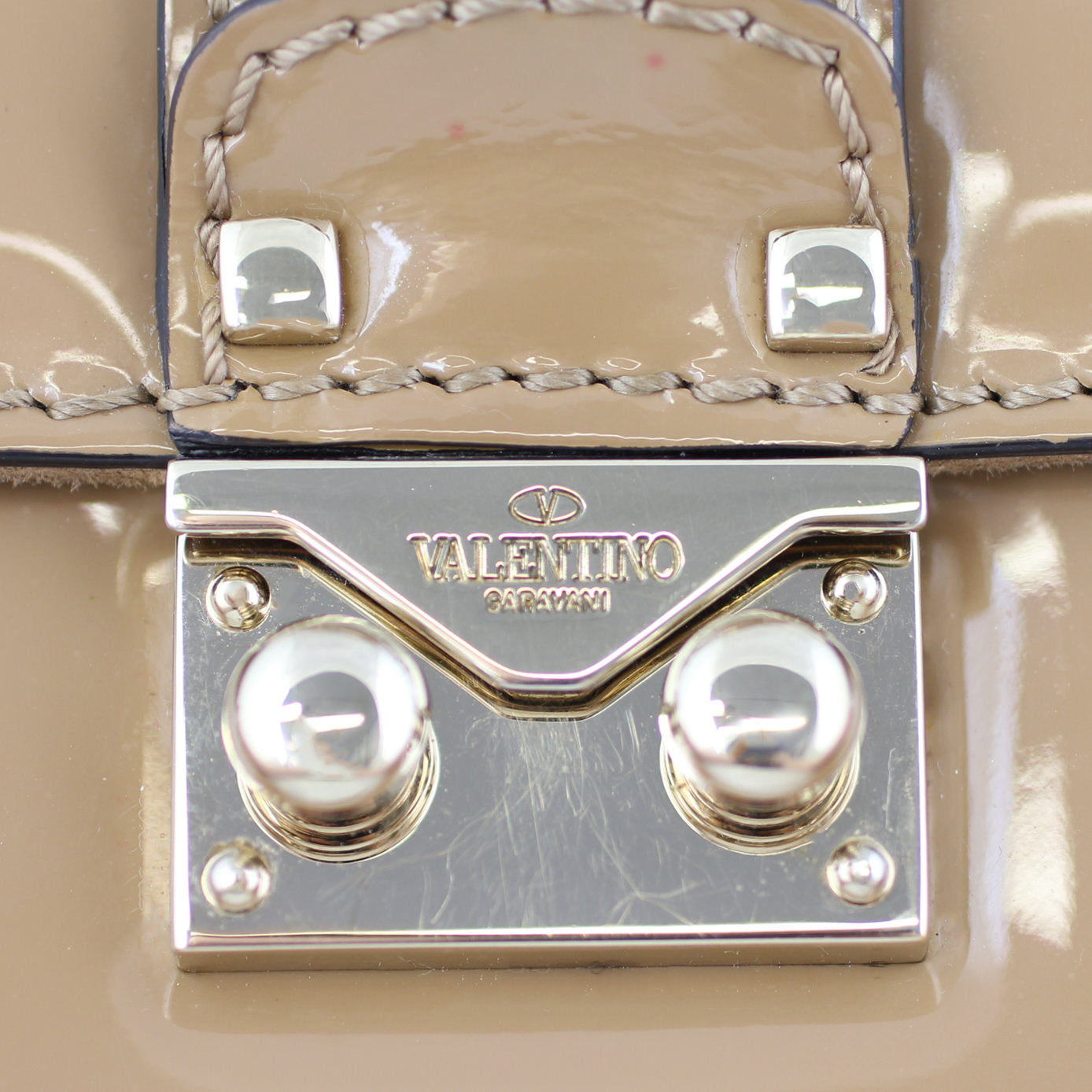 Valentino Medium Lock Shoulder Bag Lock