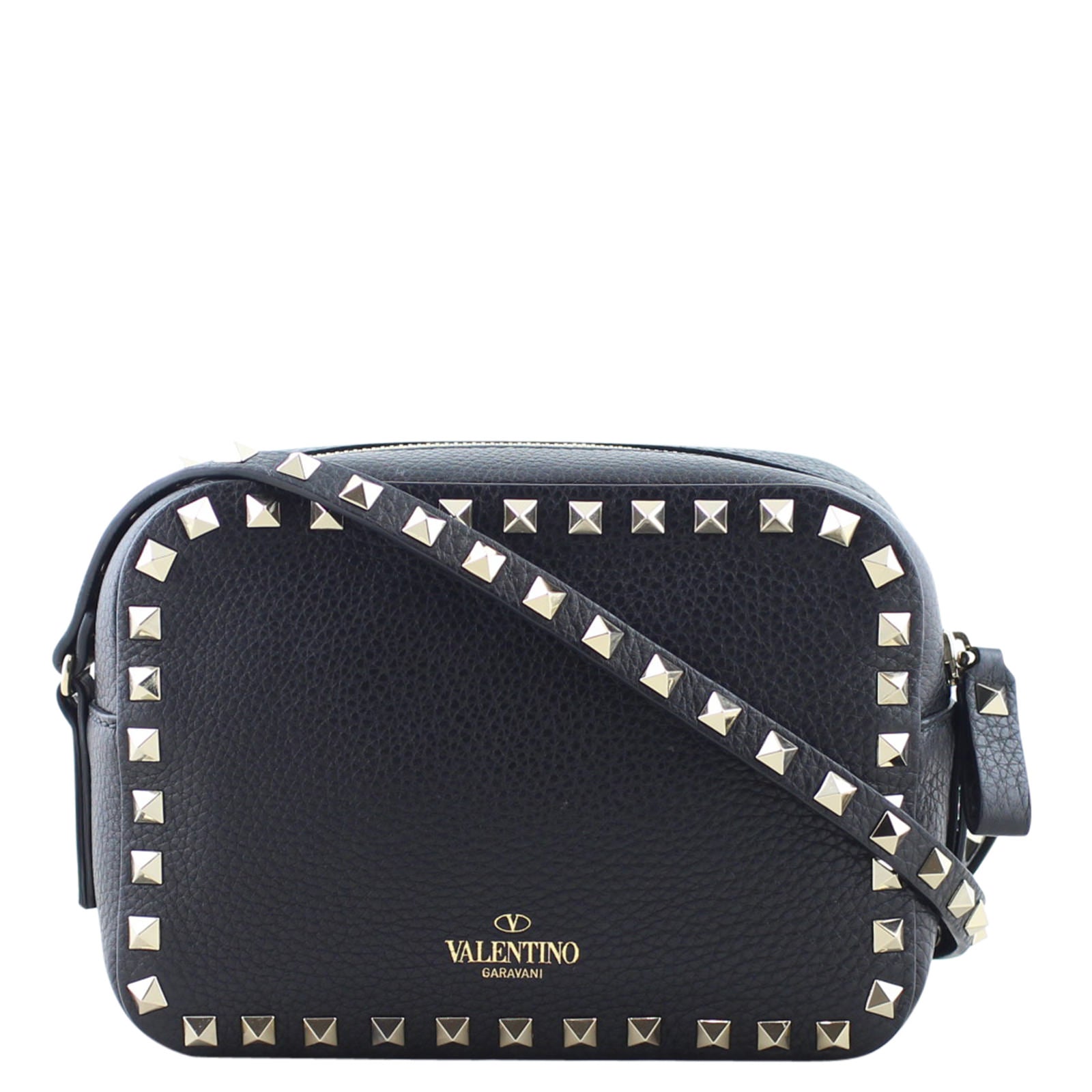 Valentino Rockstud Camera Bag front strap