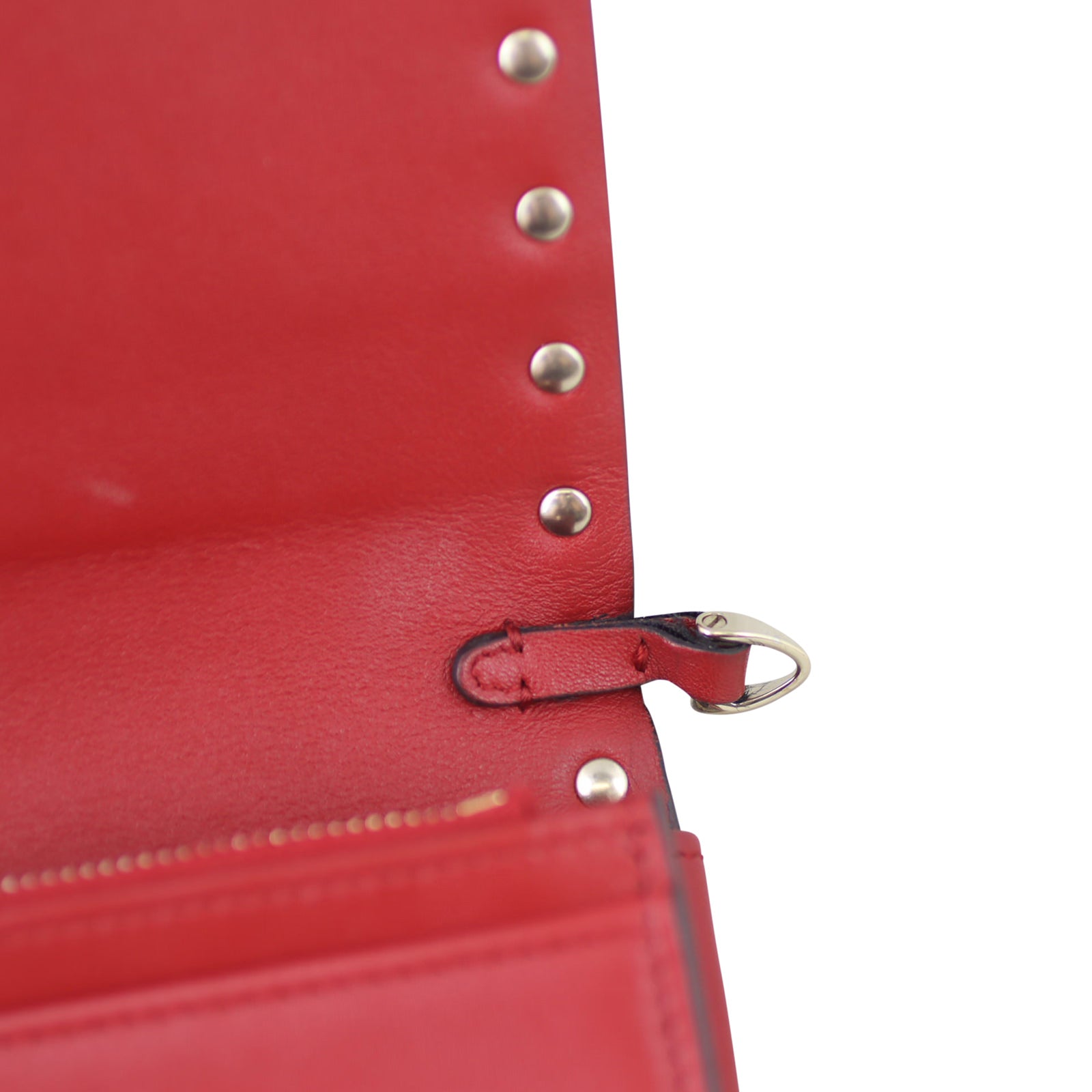 Valentino Rockstud Chain Wallet Studs