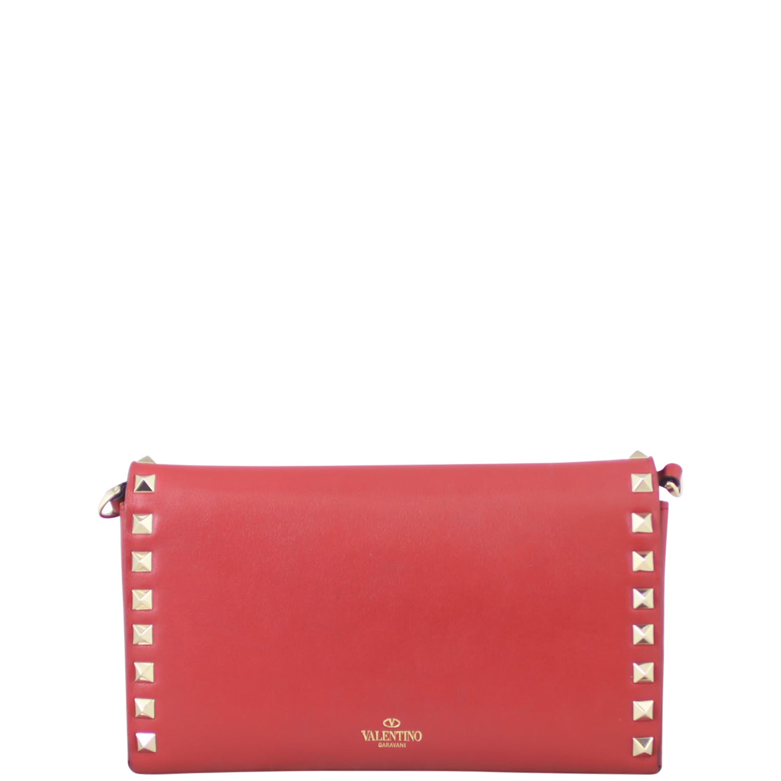 Valentino Rockstud Chain Wallet Back