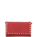 Valentino Rockstud Chain Wallet Front