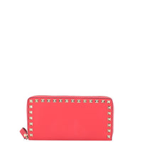 Valentino Rockstud Continental Zip Wallet Back