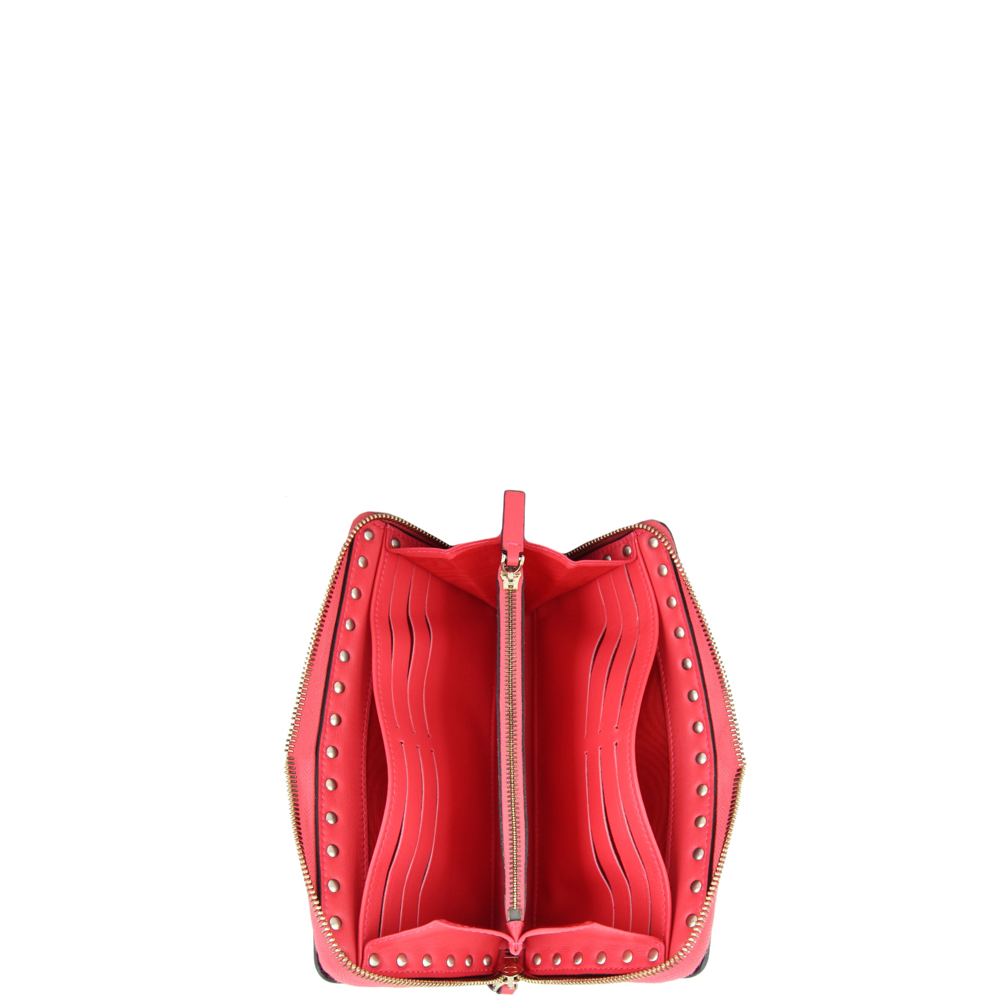 Valentino Rockstud Continental Zip Wallet Interior