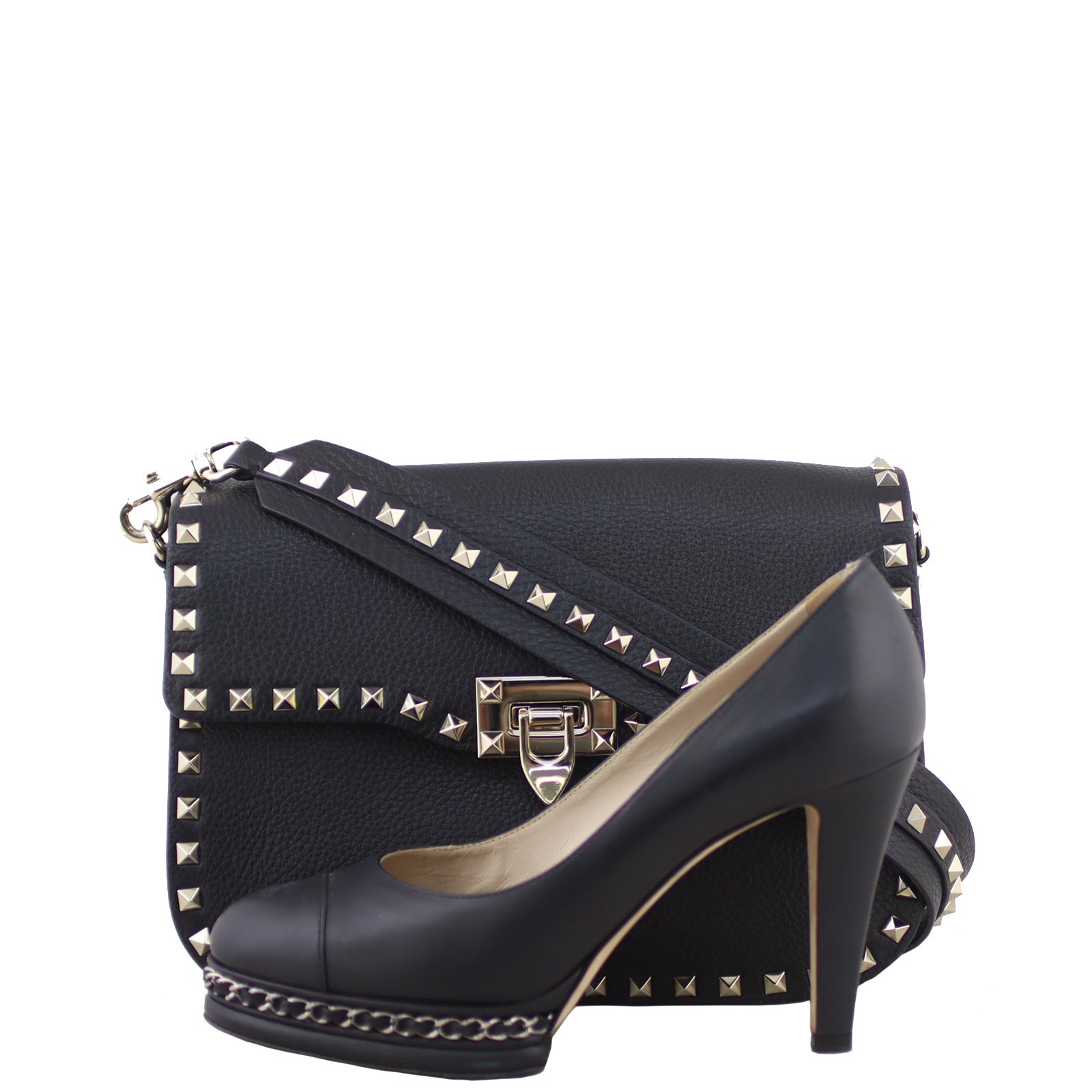 Valentino Rockstud Crossbody Shoe
