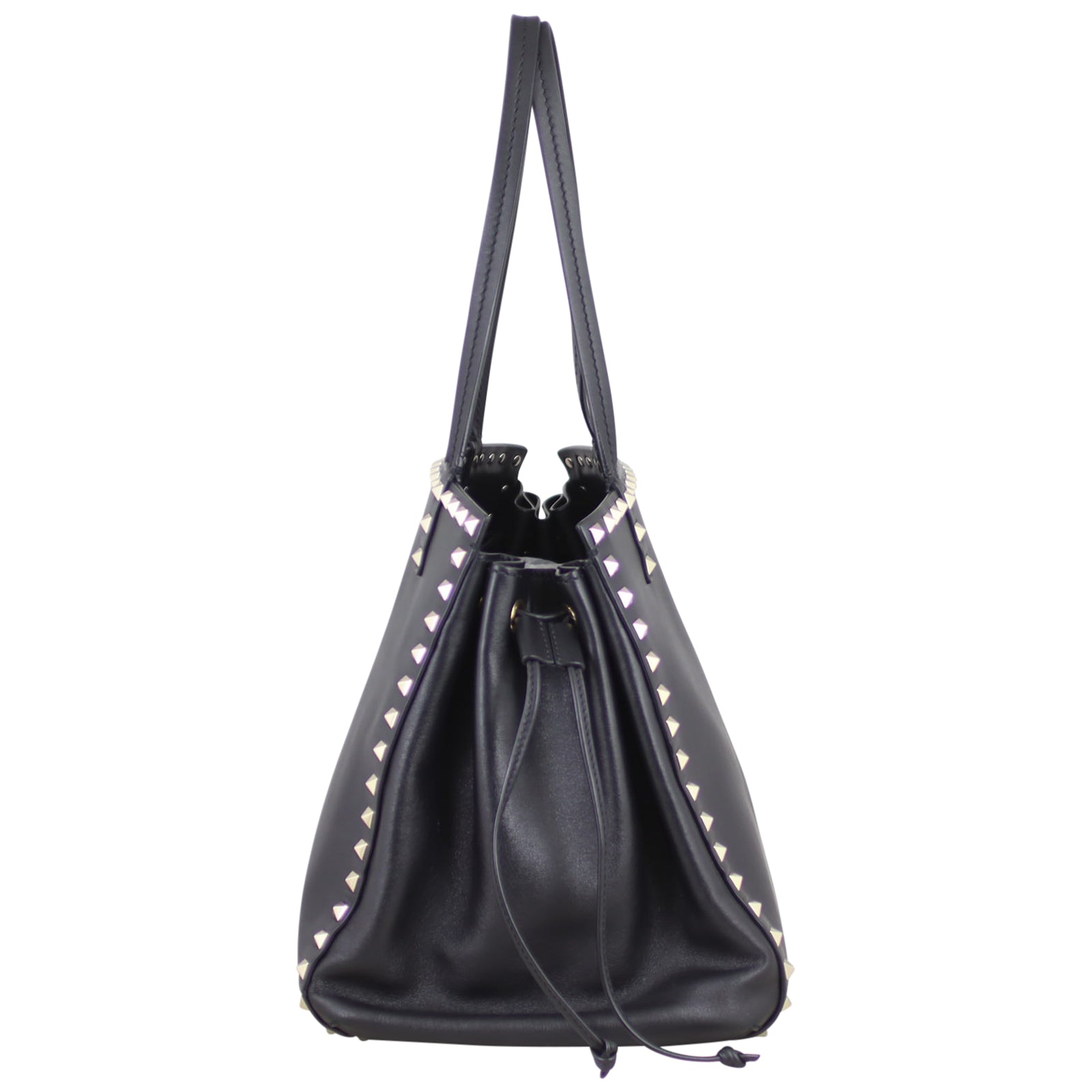 Valentino Rockstud Drawstring Tote Side