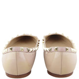 Valentino Rockstud Ballerina Flats Nude Back