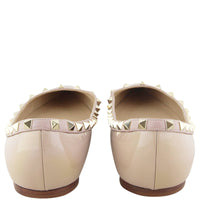 Valentino Rockstud Ballerina Flats Nude Back