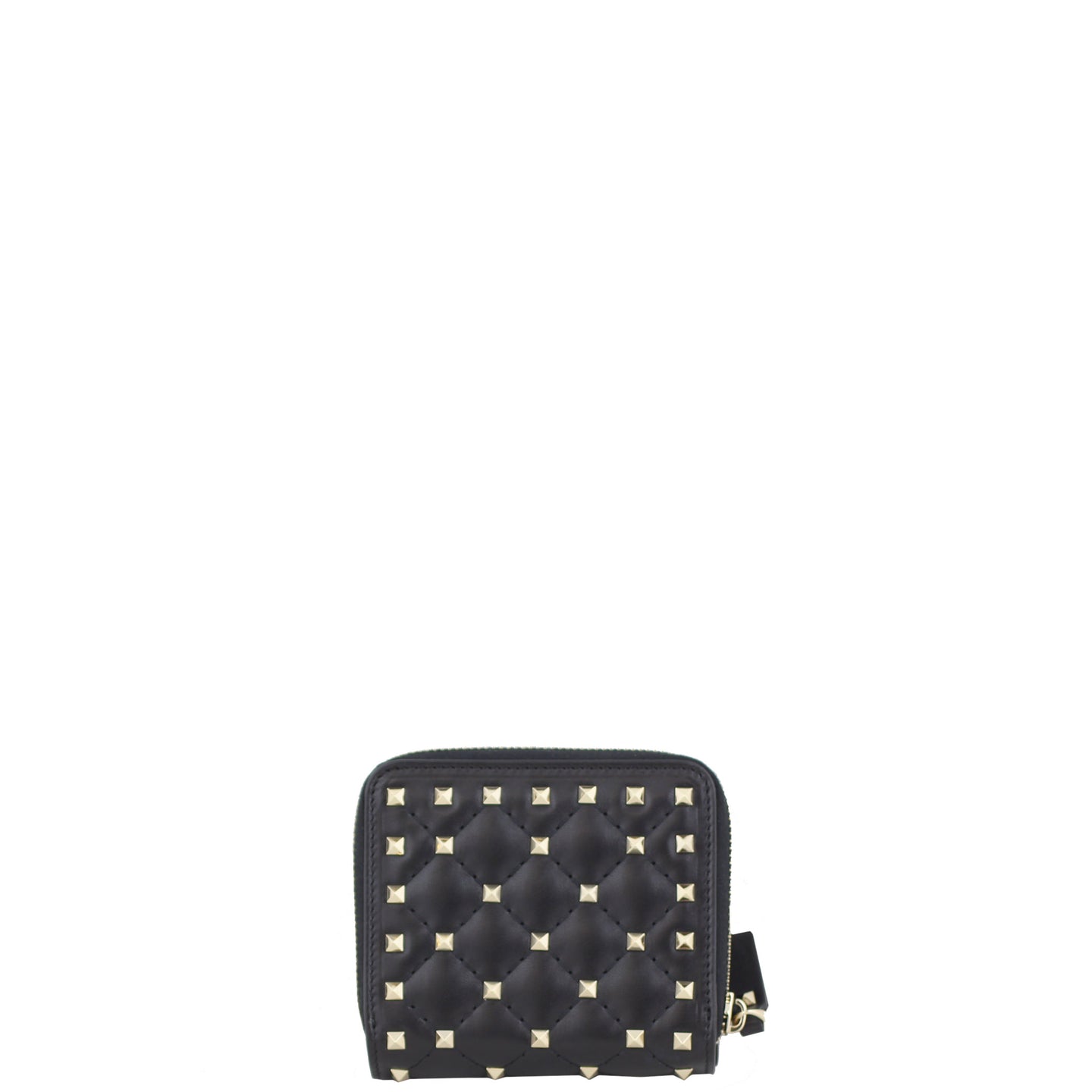 Valentino Rockstud Heart Compact Wallet Back