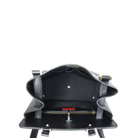 Valentino Rockstud Spike Joy Lock Medium Top Handle Bag Interior