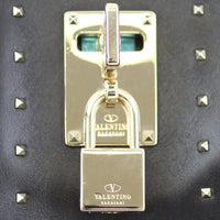 Valentino Rockstud Spike Joy Lock Medium Top Handle Bag Lock