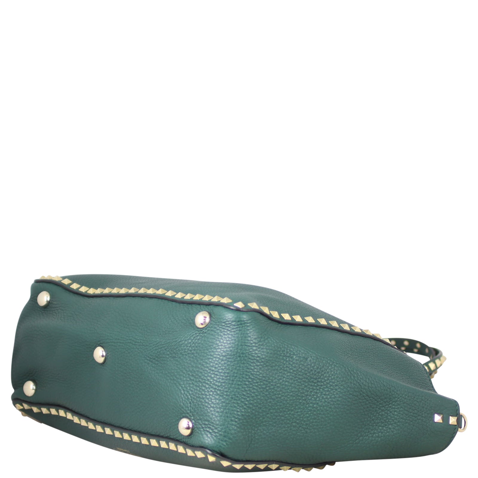 Valentino Rockstud Medium Tote Corner