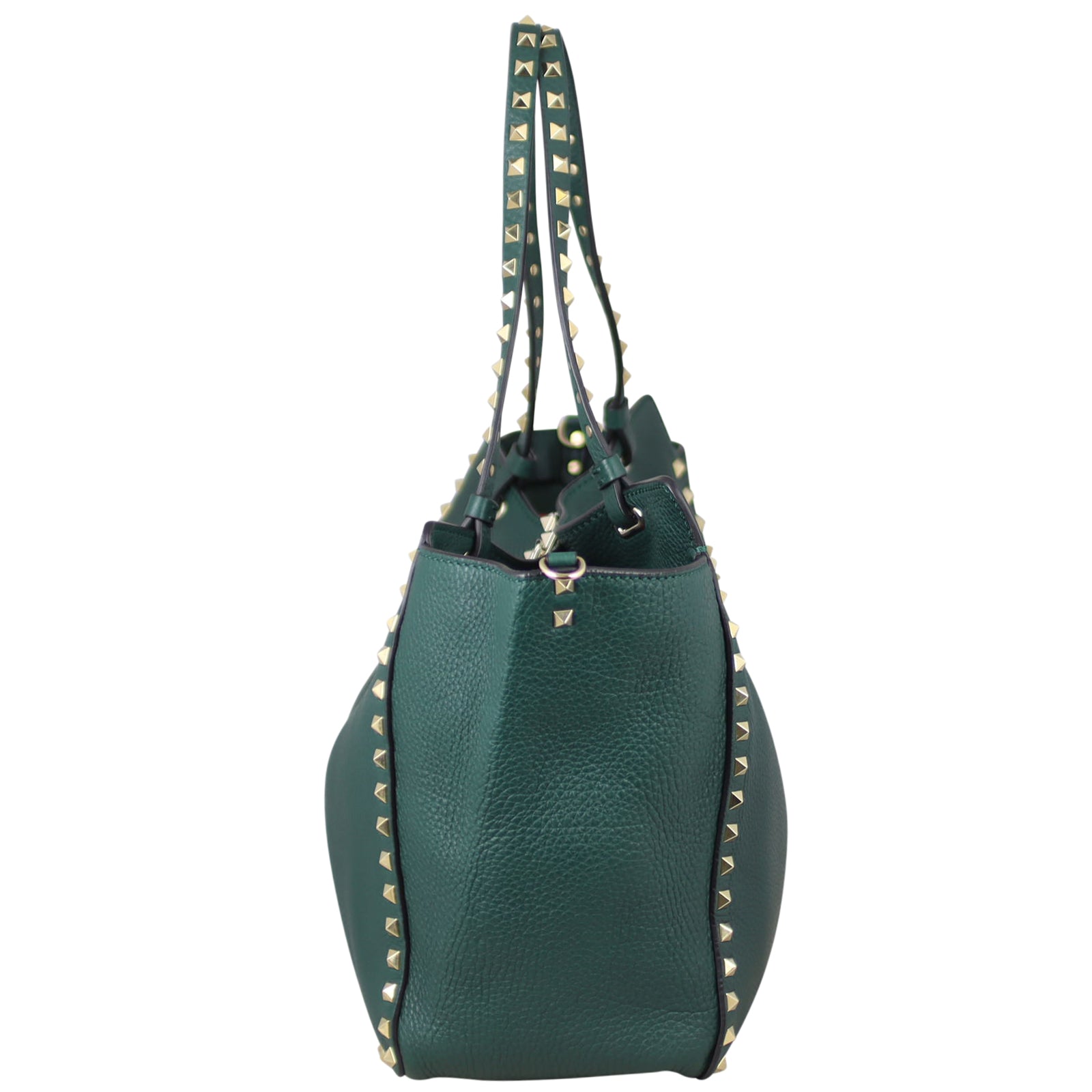 Valentino Rockstud Medium Tote Side