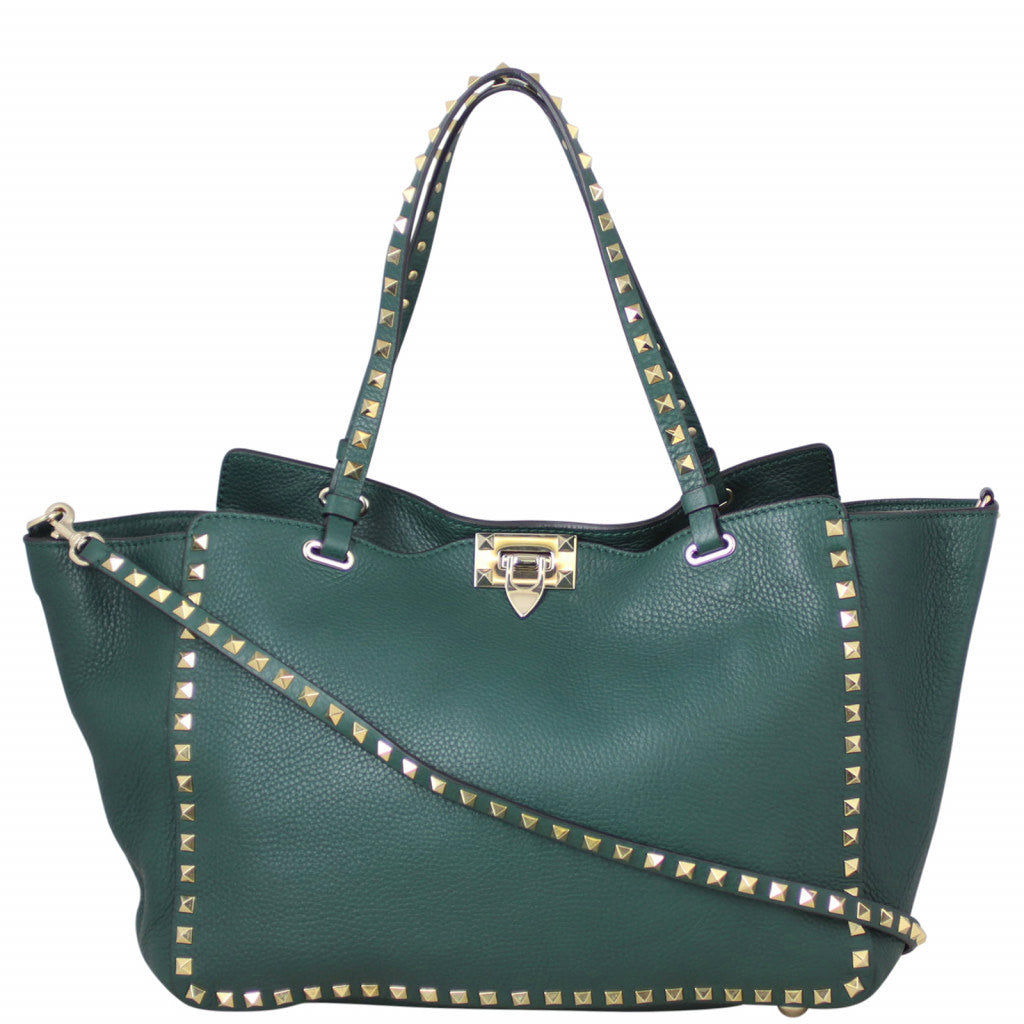 Valentino Rockstud Medium Tote Front